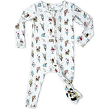 Ice Cream Bamboo Convertible Footie