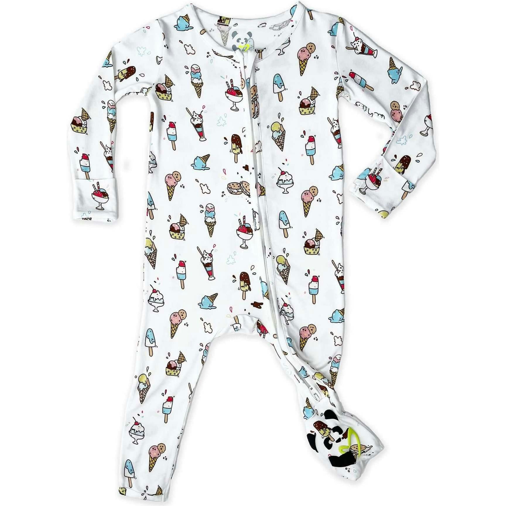 Ice Cream Bamboo Convertible Footie