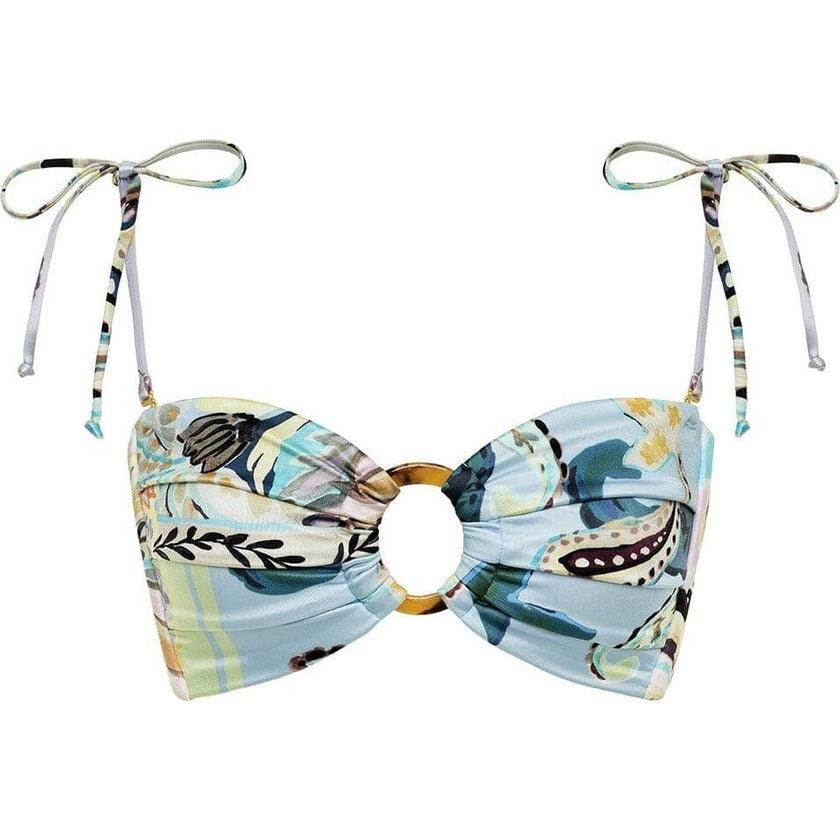 Tori Ties Bandeau Bikini Top