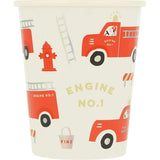 Fire Truck Cups