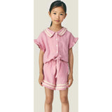 Mipounet SS26 Isaline Linen, Pink