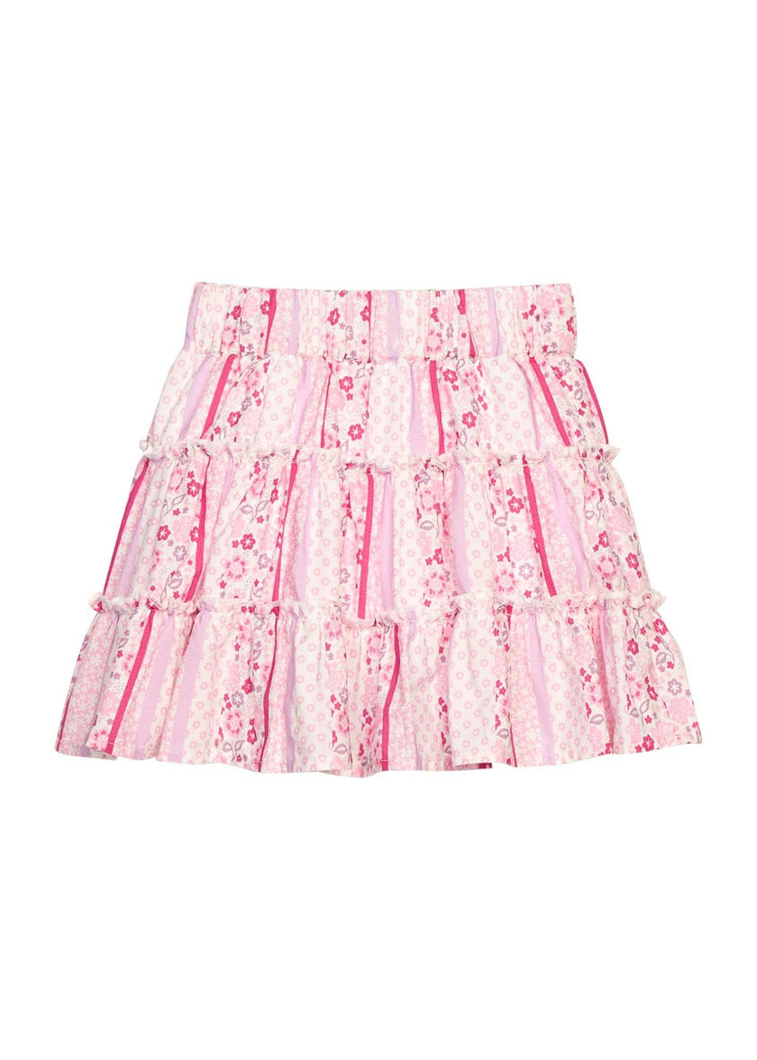 Natalie Skort - Sconset Floral Stripe