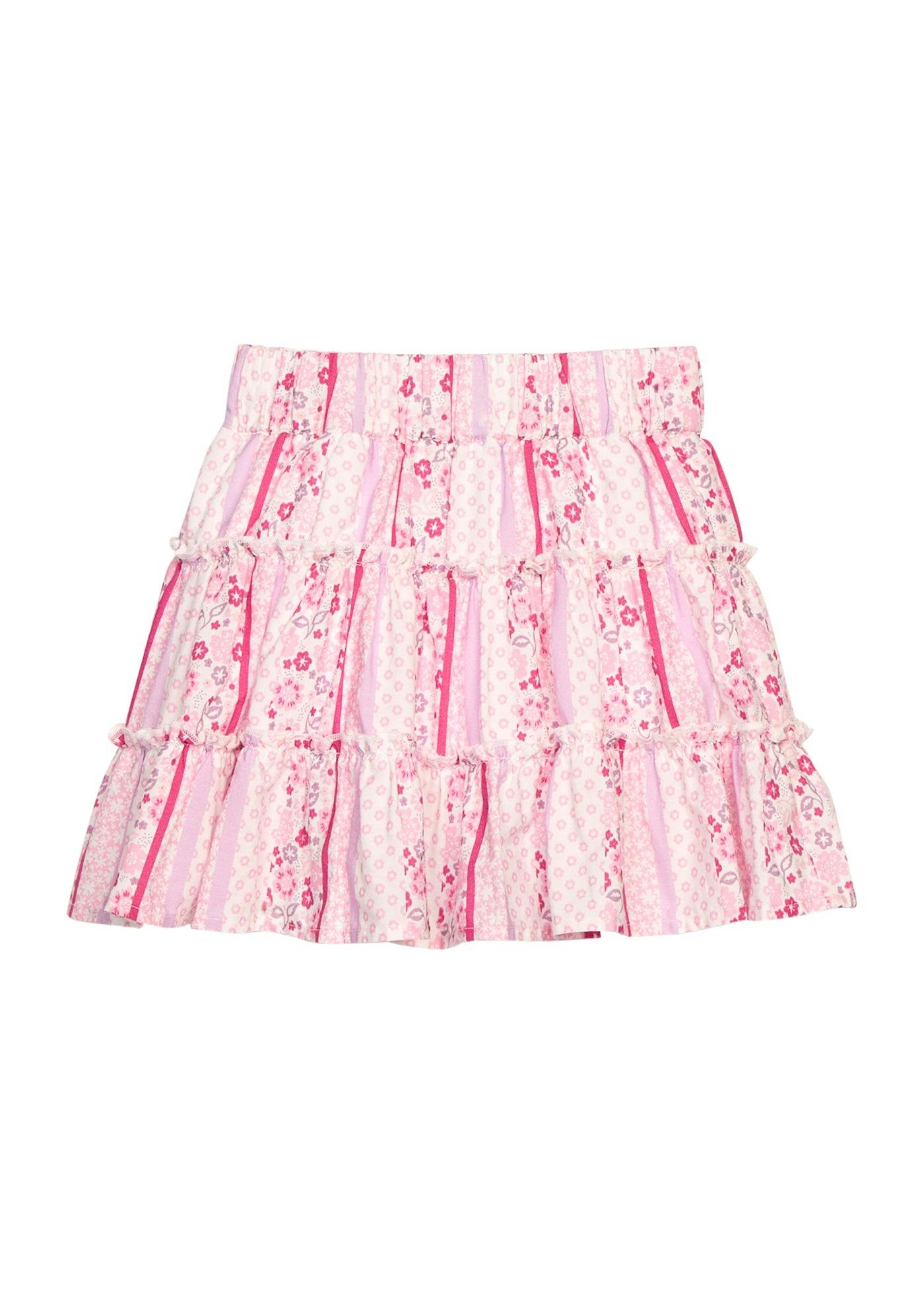 Natalie Skort - Sconset Floral Stripe