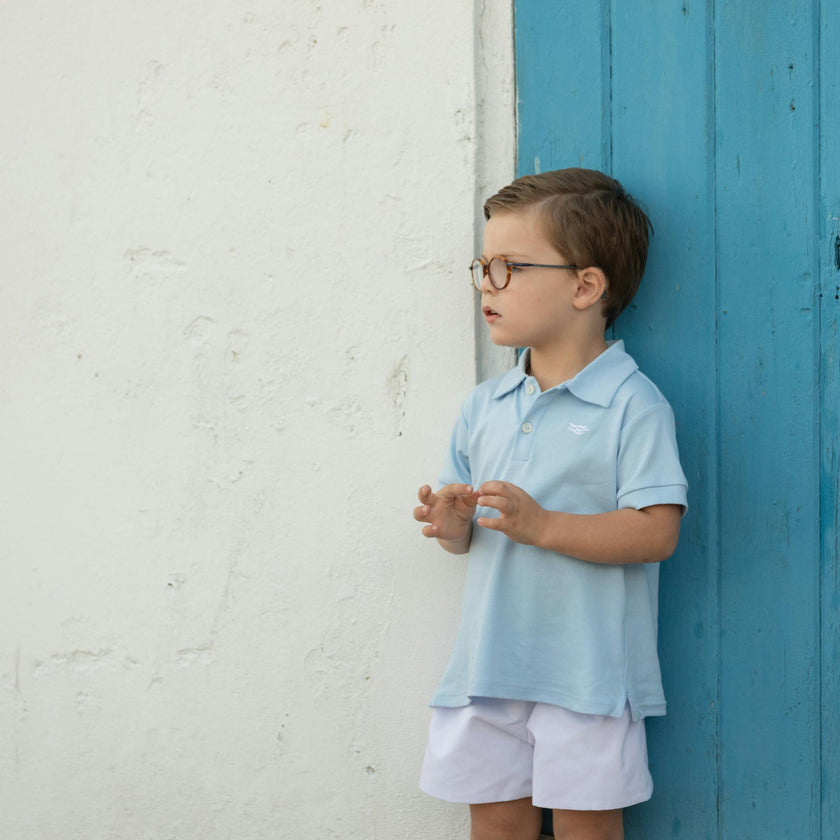 Robert Shorts in Classic White