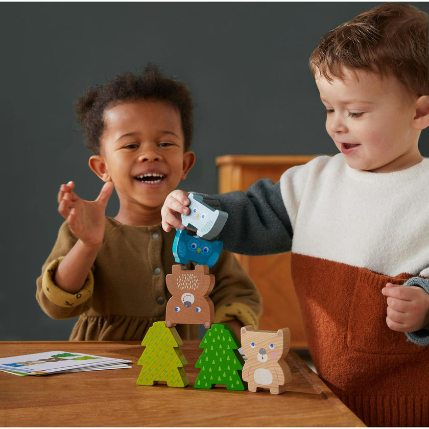 Forest Friends Chunky Wooden Stacking Toy (Made in Germany)