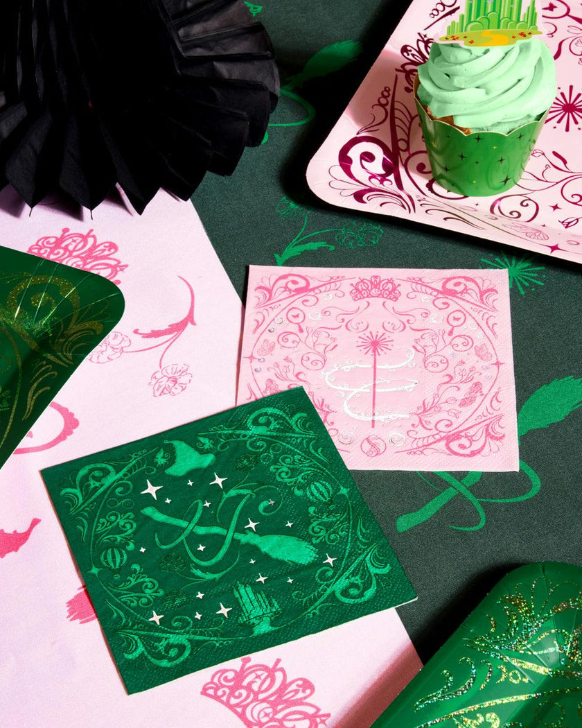 Emerald City Napkins - 24 paper napkins