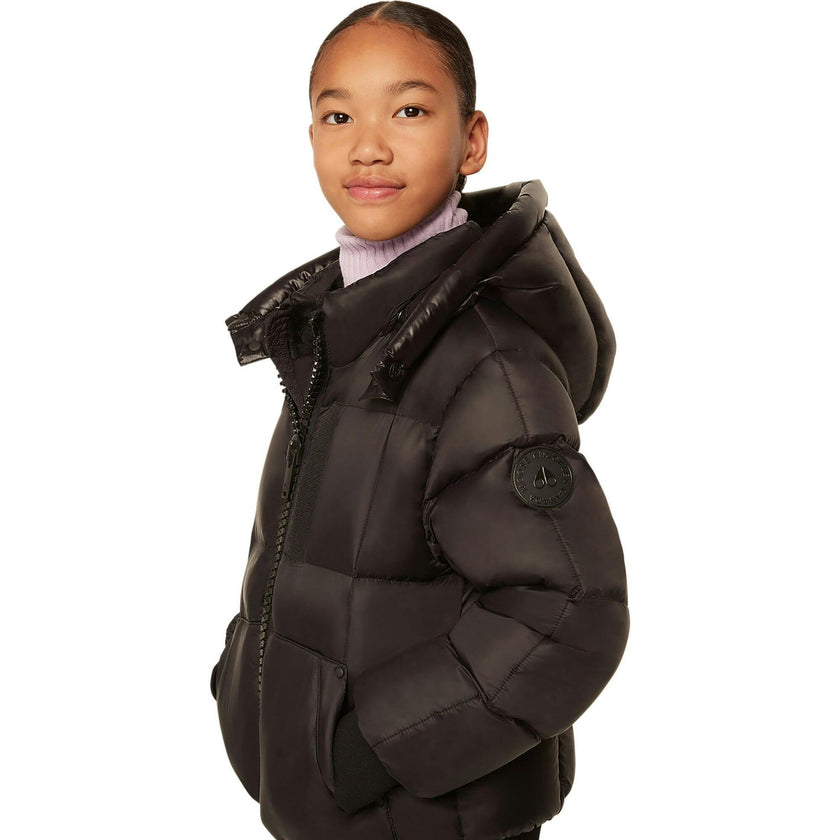 MOOSE KNUCKLES 125th Street Bomber Jacket - Black