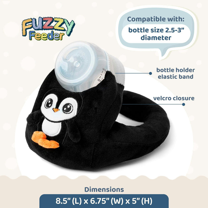 Baby Bottle Pillow Holder For Parents - Penguin