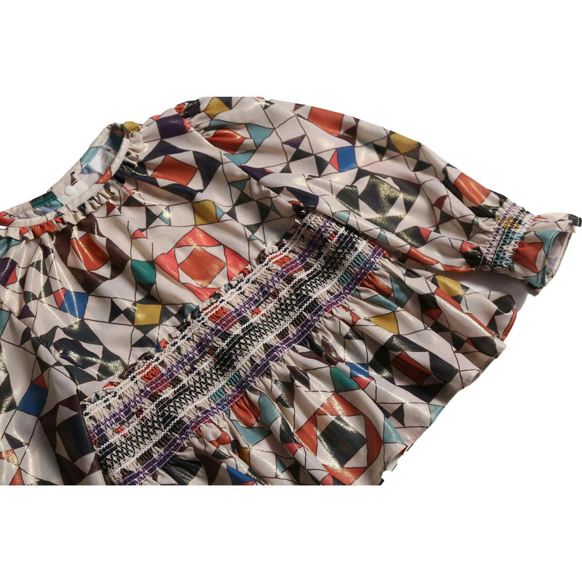 LUNA SMOCKED BLOUSE