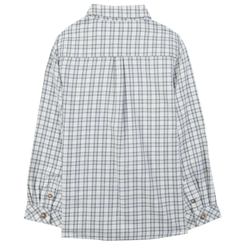 Plaid Long Sleeve Button-Down Shirt