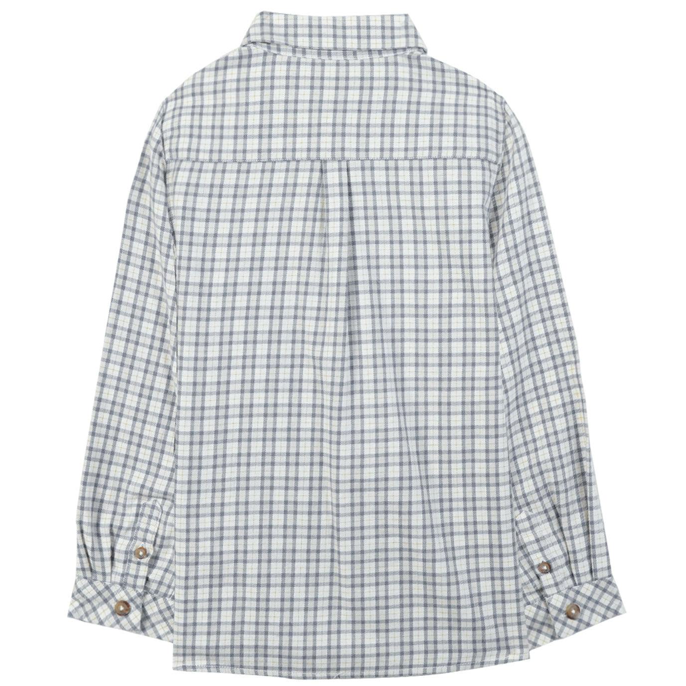 Plaid Long Sleeve Button-Down Shirt