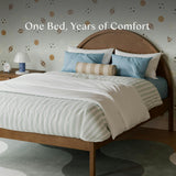Bondi Full Bed in Natural Walnut
