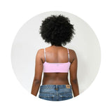 Bleum Petal Padded Reversible Girls Bralette Blush-Dove