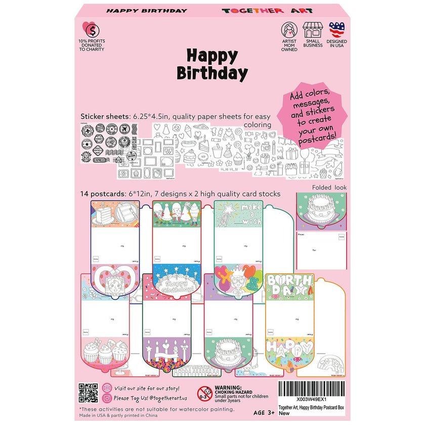 Happy Birthday Card & Sticker Kit