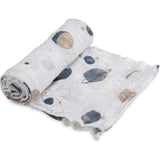 Cotton Muslin Swaddle Blanket - Planetary