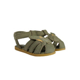 Damio Sandals | Frog | Stone Nubuck