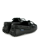 Smooth Leather Laces Drivers, Black
