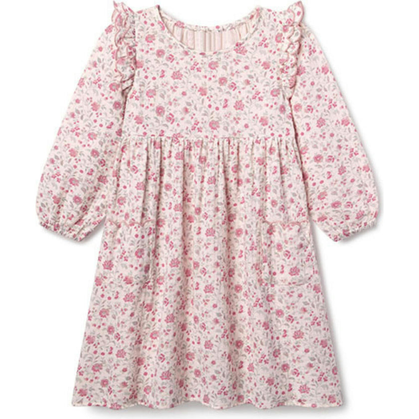 Kate Dress in Blushing Blooms