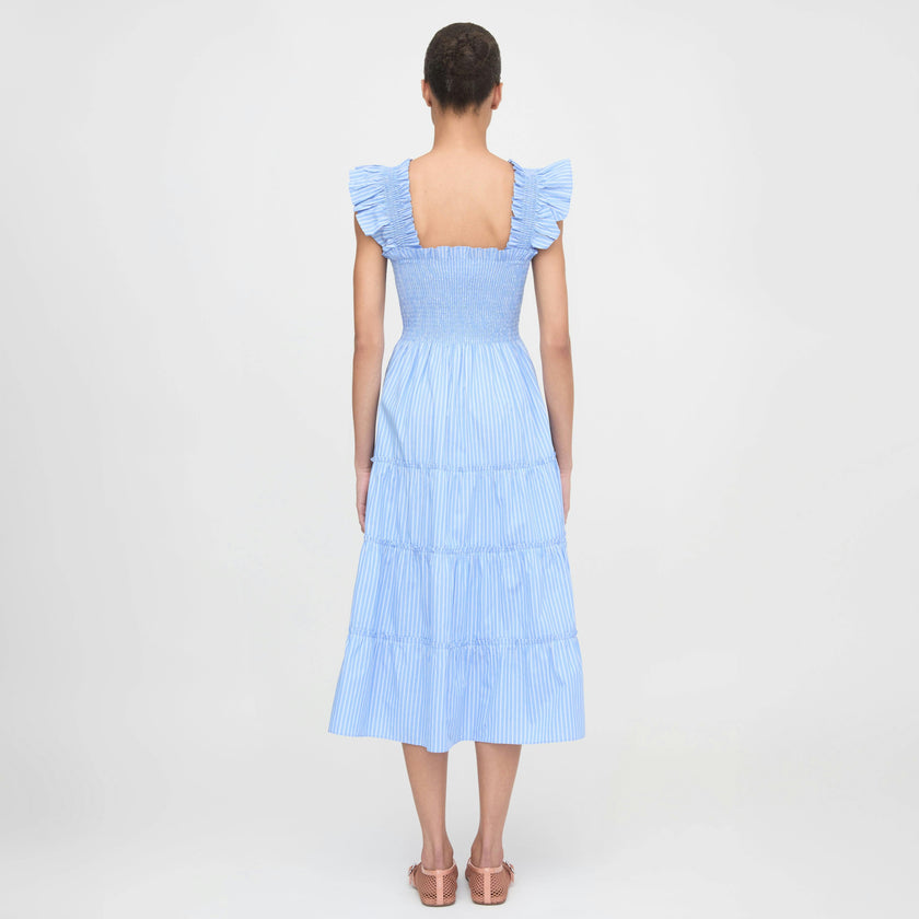 The Ellie Nap Dress - Blue Stripe
