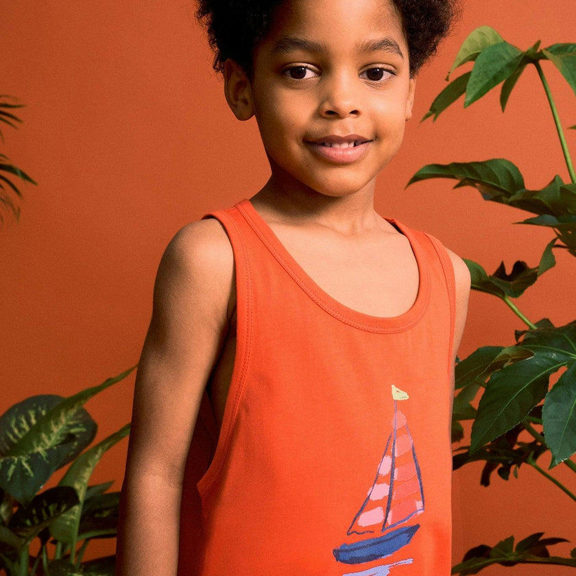 BARCOS TANK TOP RED