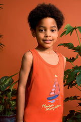BARCOS TANK TOP RED