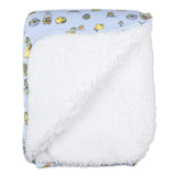 Easter Bunny Blue Bamboo Blanket