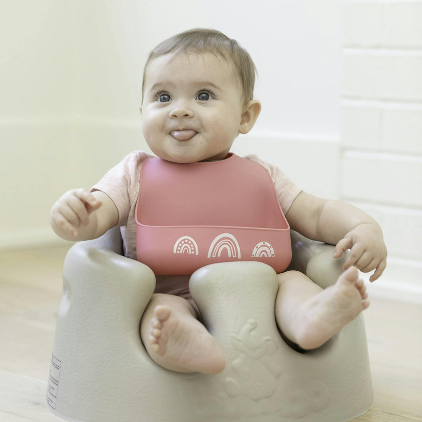 Chasing Rainbows Little Bites Narrow Bib