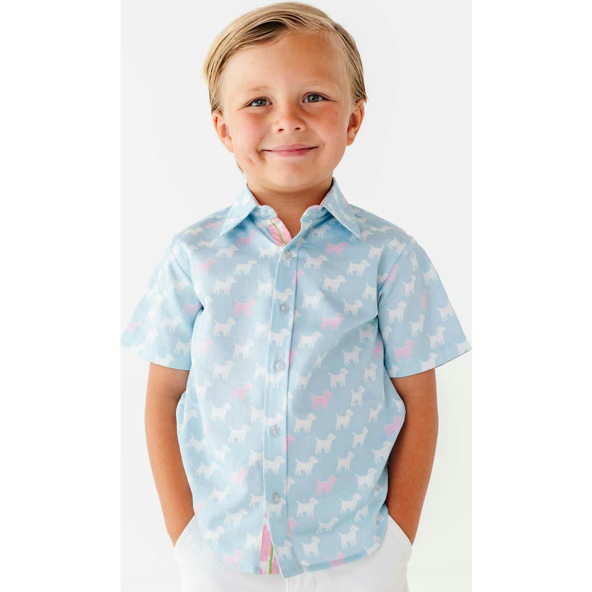 Puppies Shirt in Short Sleeves