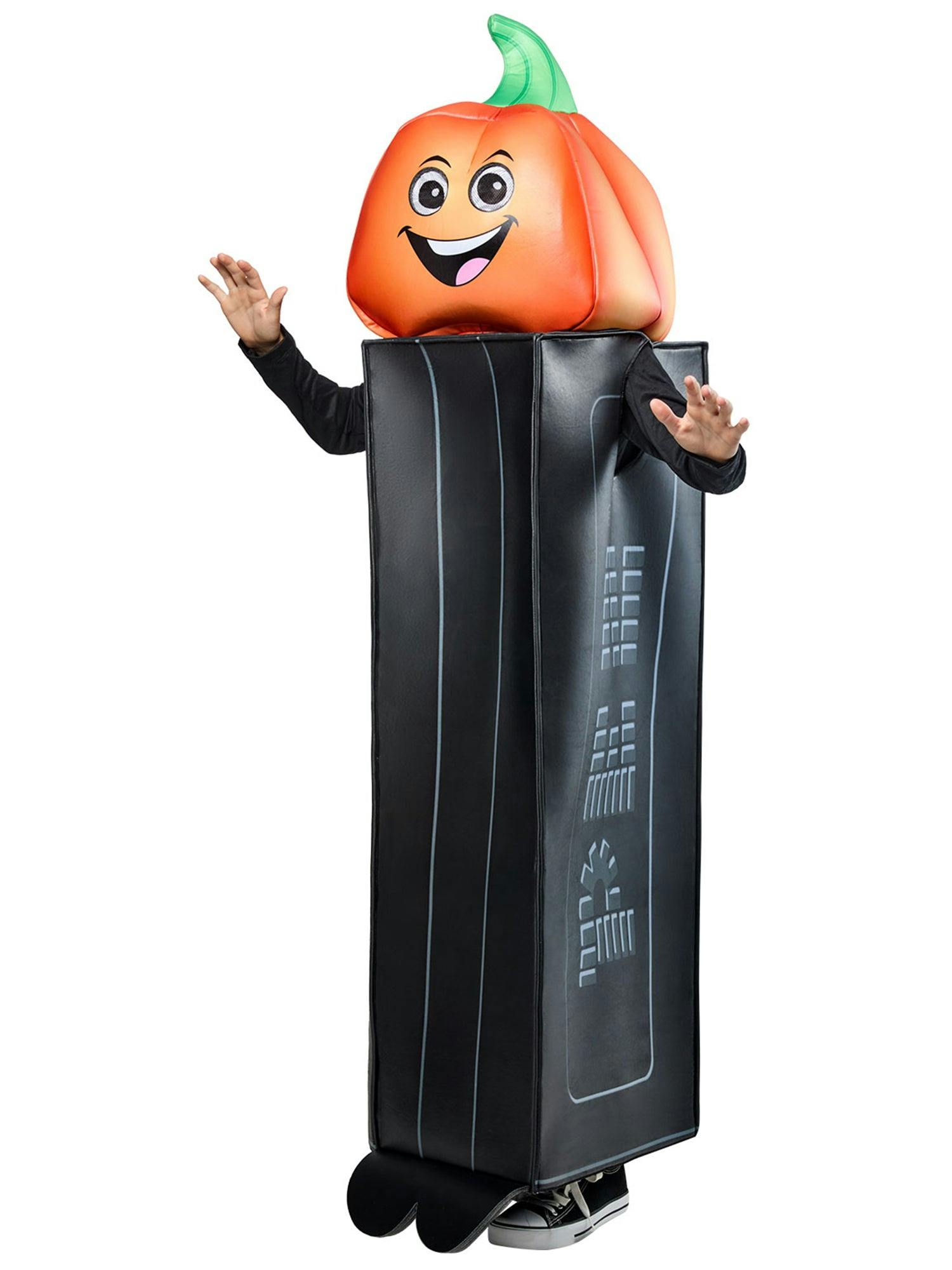 Kids' Pez Dispenser Pumpkin Costume
