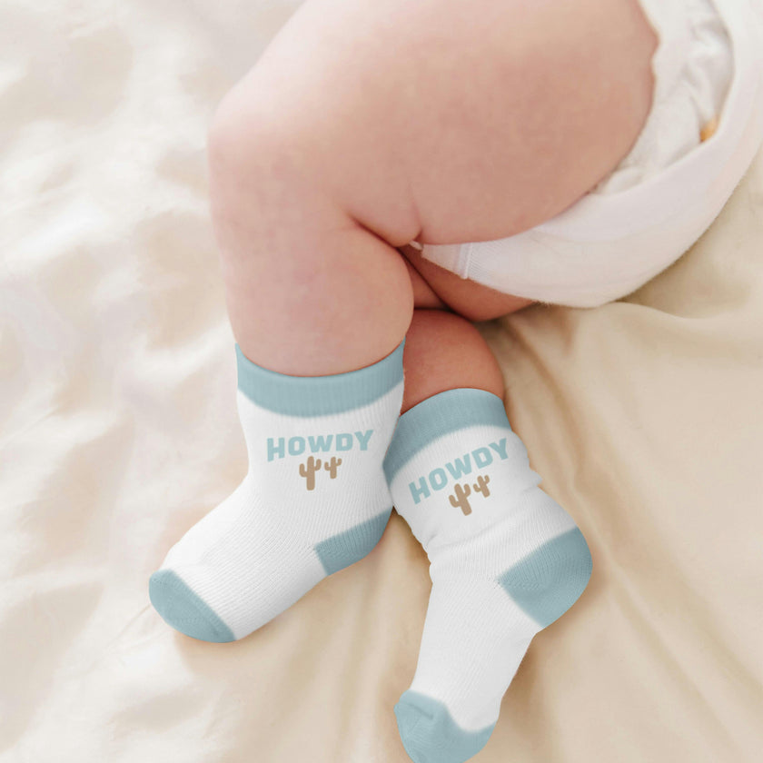 Baby Socks Trios With Zipper Wash Bag