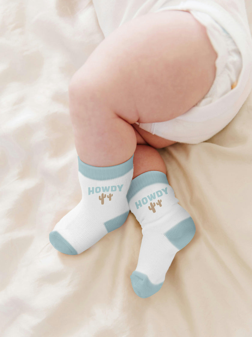 Baby Socks Trios With Zipper Wash Bag