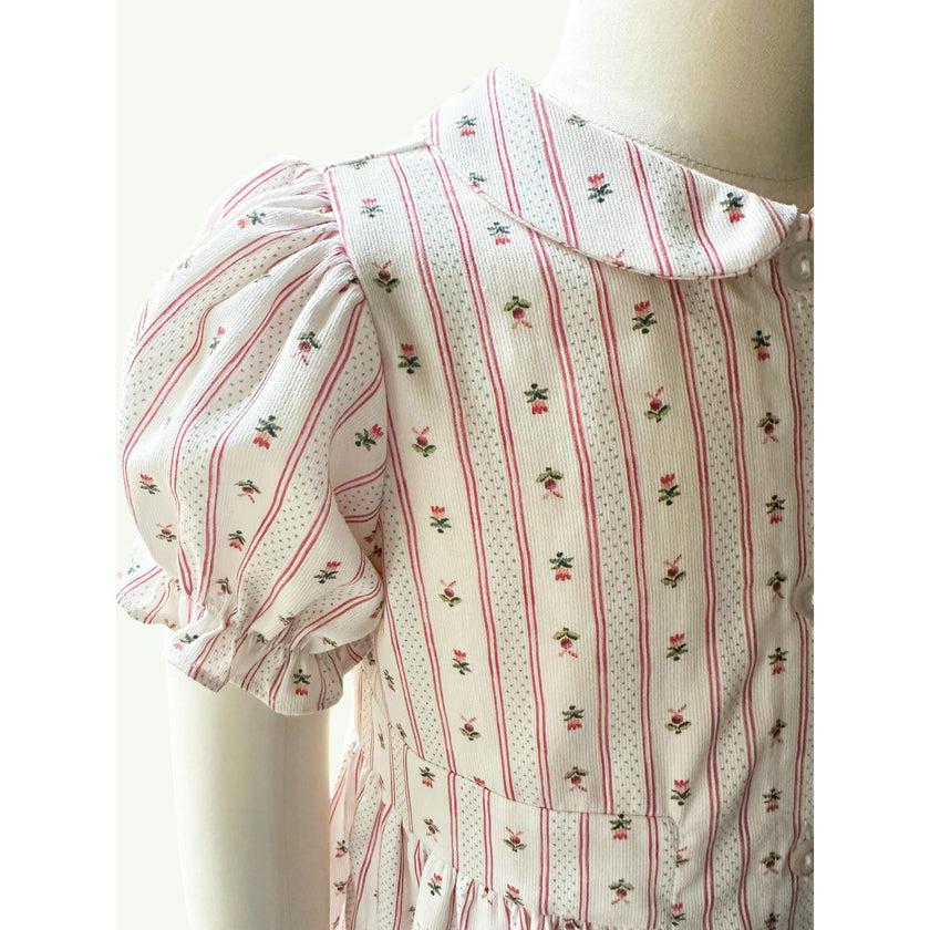Charlotte Dress | Holiday Dot Stripe