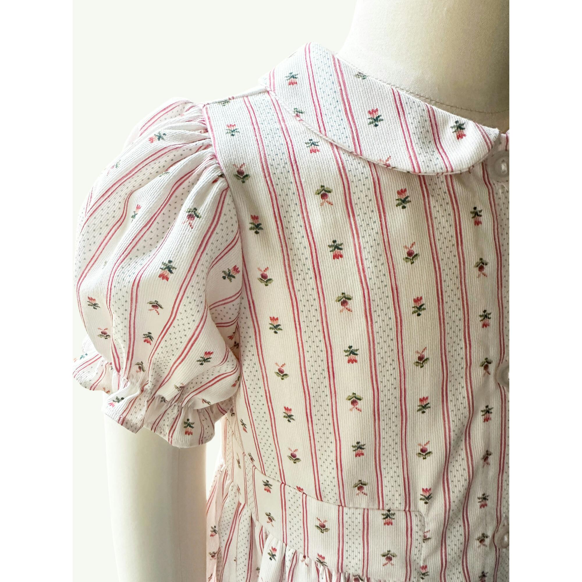 Charlotte Dress | Holiday Dot Stripe