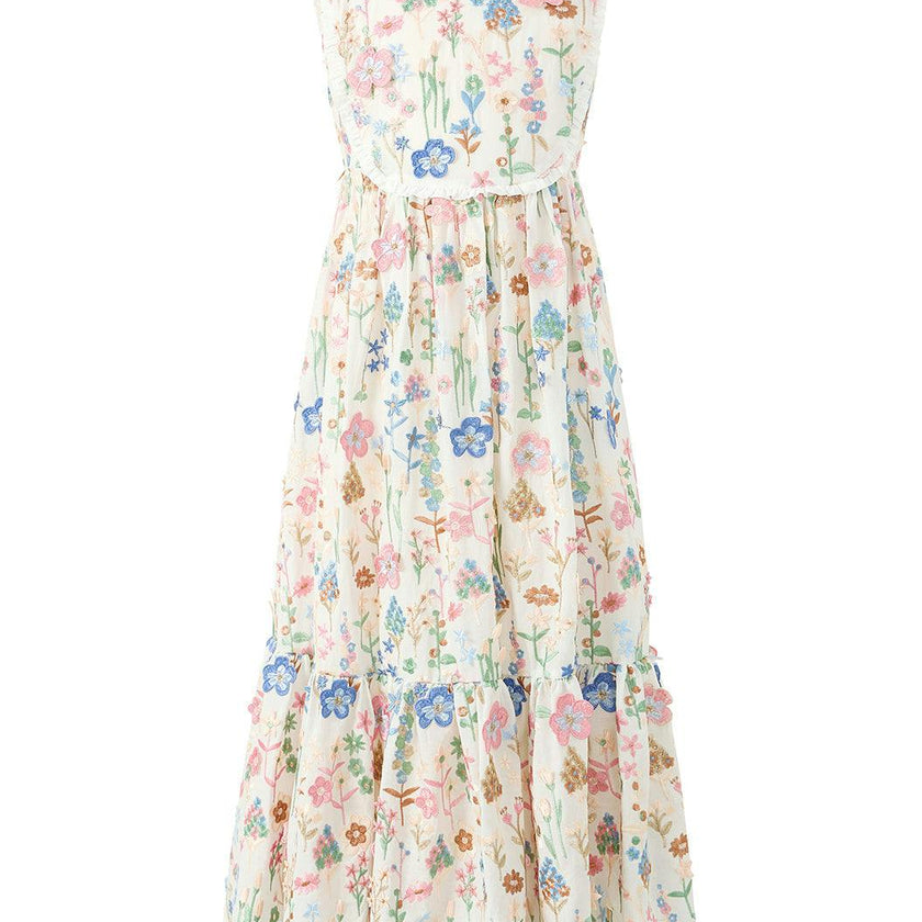 Everly Embroidered Maxi Dress