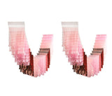 Packed Party Pretty in Pink Fringe Canopy Banners Set of 2 - Metallic and Pink Cascading Fringe Party Banners for Birthdays, Bachelorettes, and Celebrations