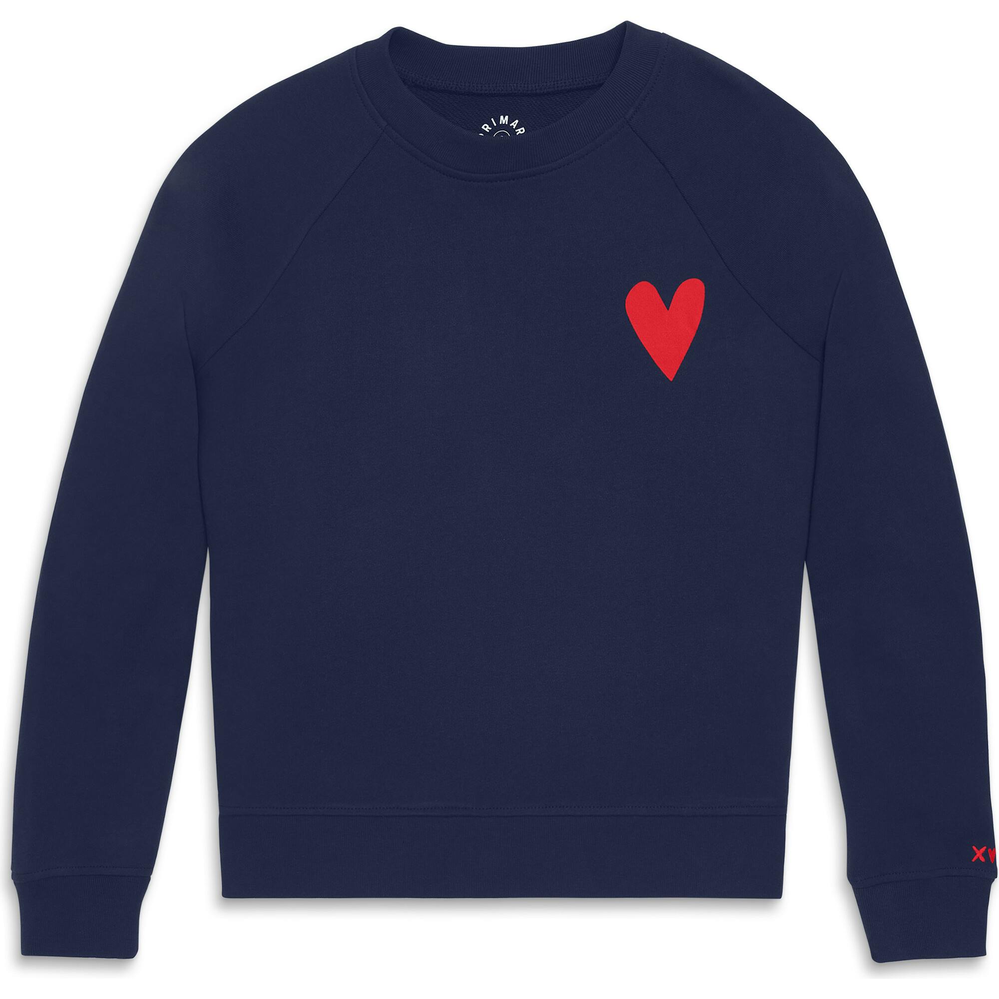 Women's fit 24/7 crop heart sweatshirt