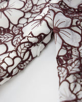 Chelsea Cotton Embroidered Dress, Wine