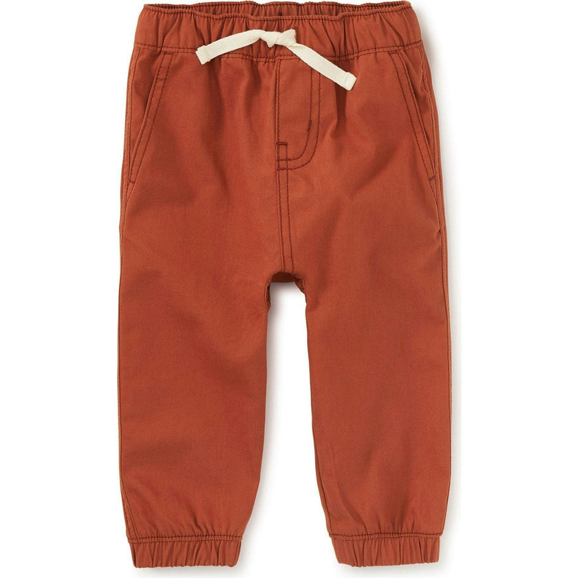 Woven Baby Joggers, Orange