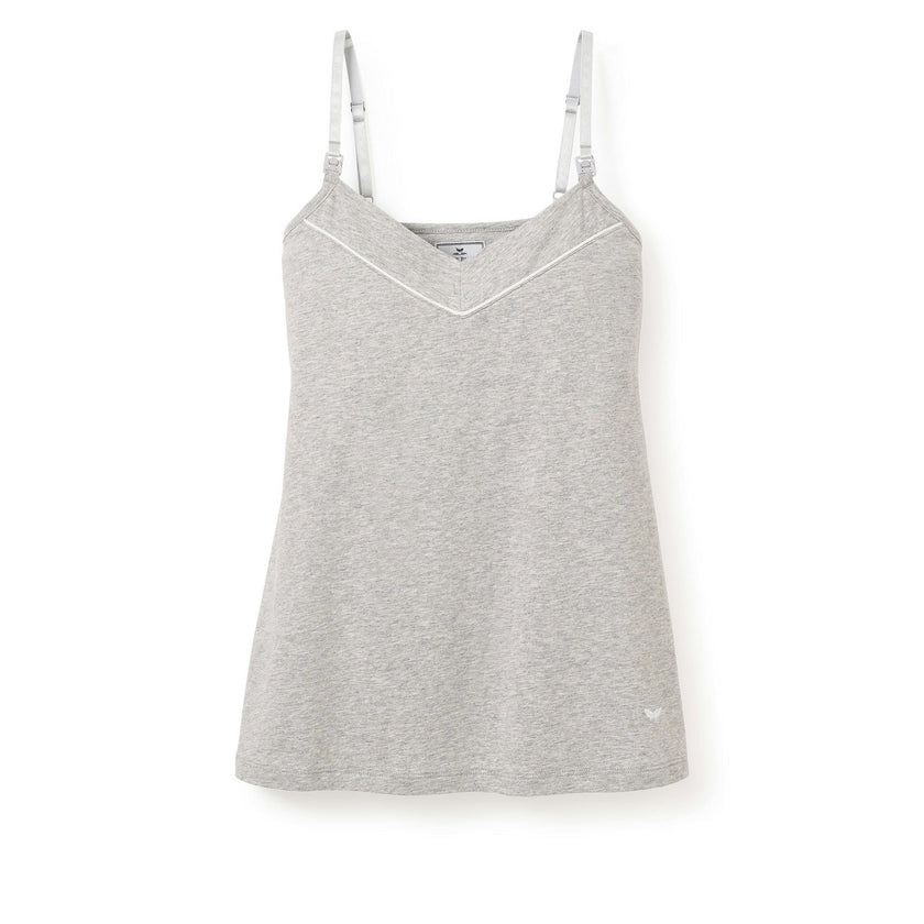 Women's Pima Maternity Camisole in Light Heather Grey