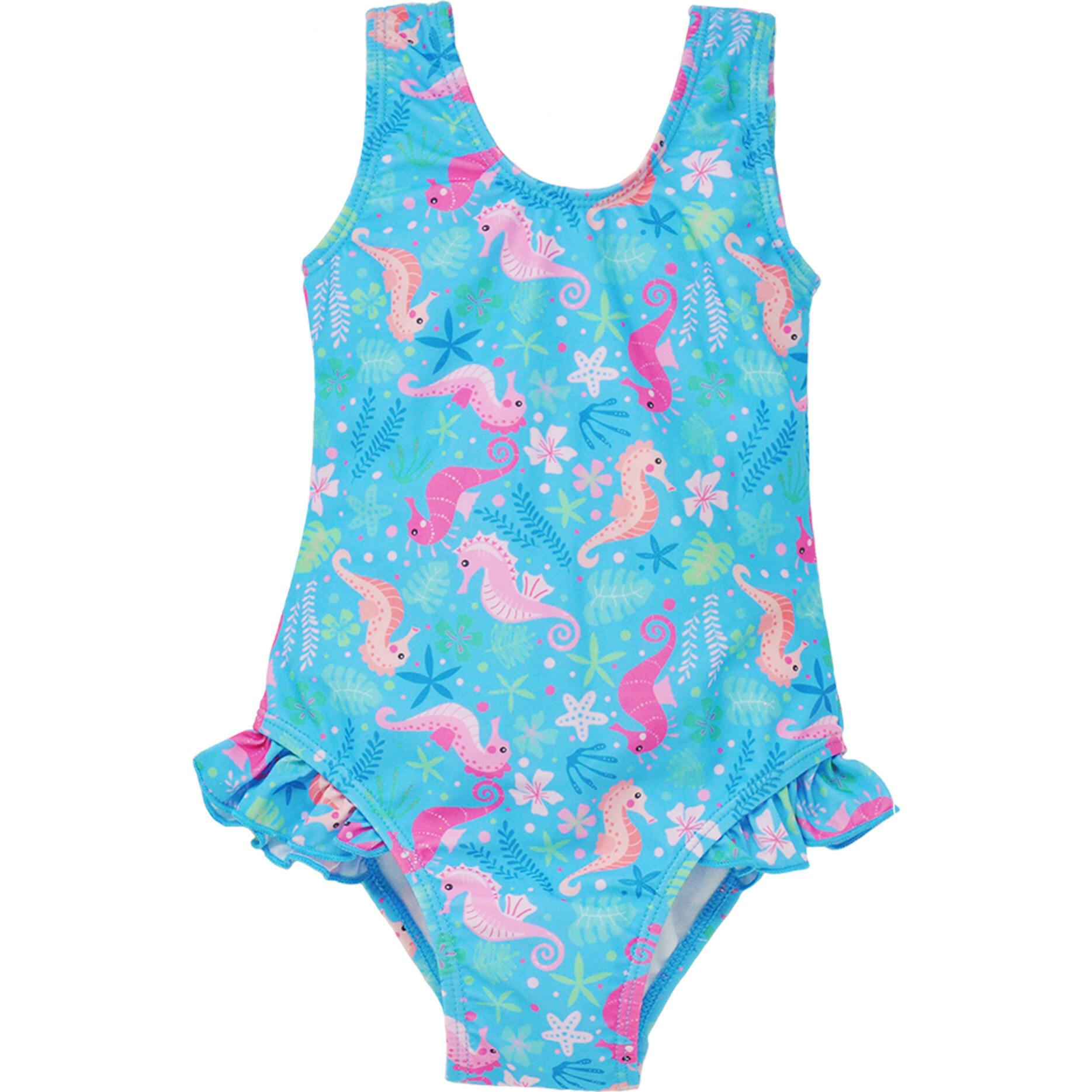 UPF 50+ Delaney Hip Ruffle Swimsuit