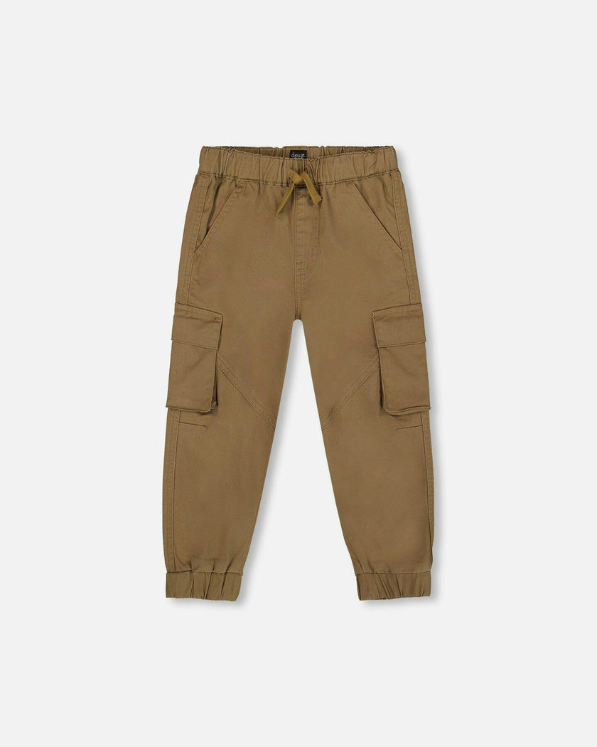 Twill Jogger Cargo Pants In