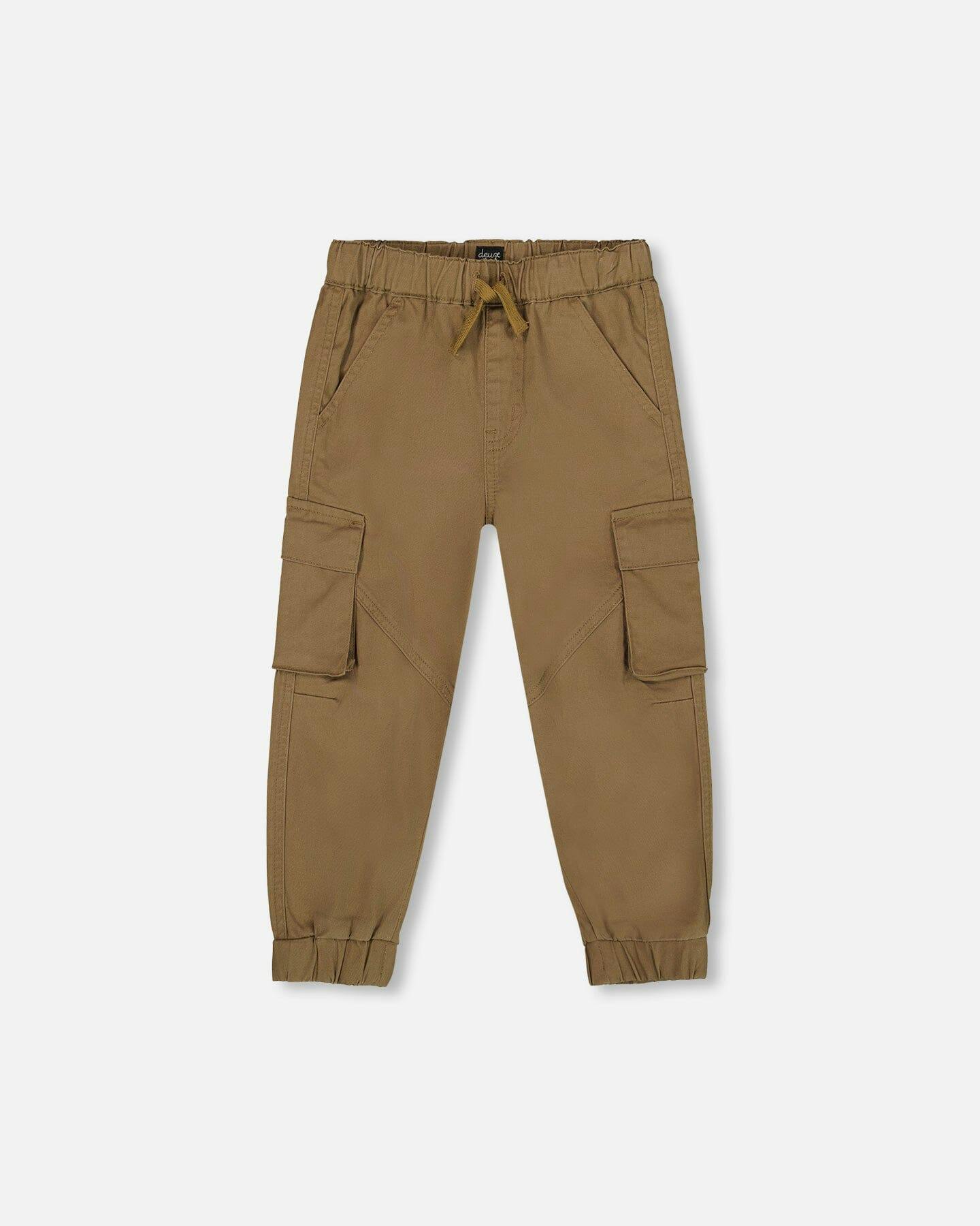 Twill Jogger Cargo Pants In