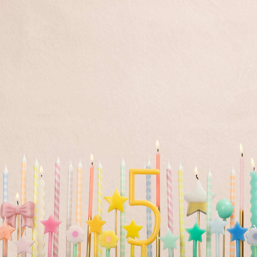 Rainbow Star Candles
