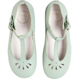 Petal Detail Charlotte Shoes in Mint (21-36EU)