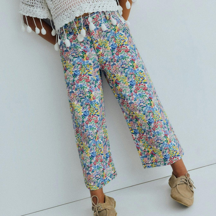 Lily Pant Verbena Print
