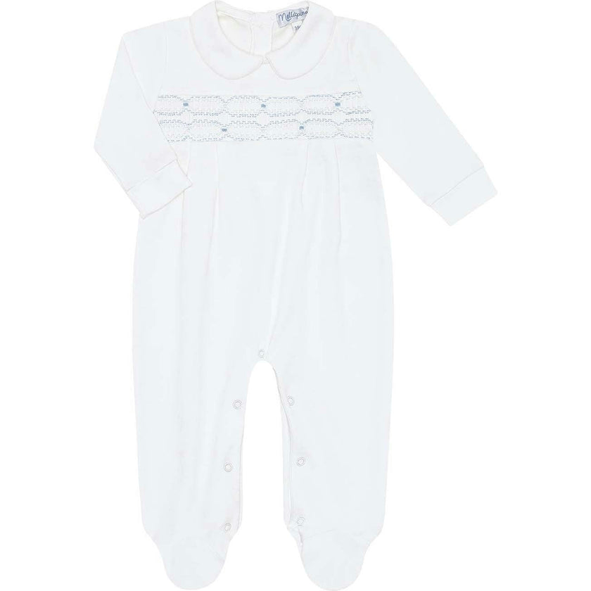 Signature Smocked Boys Footie