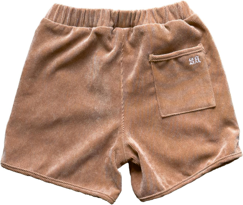 Athletic Short in Proformance Cord In Terra Cotta