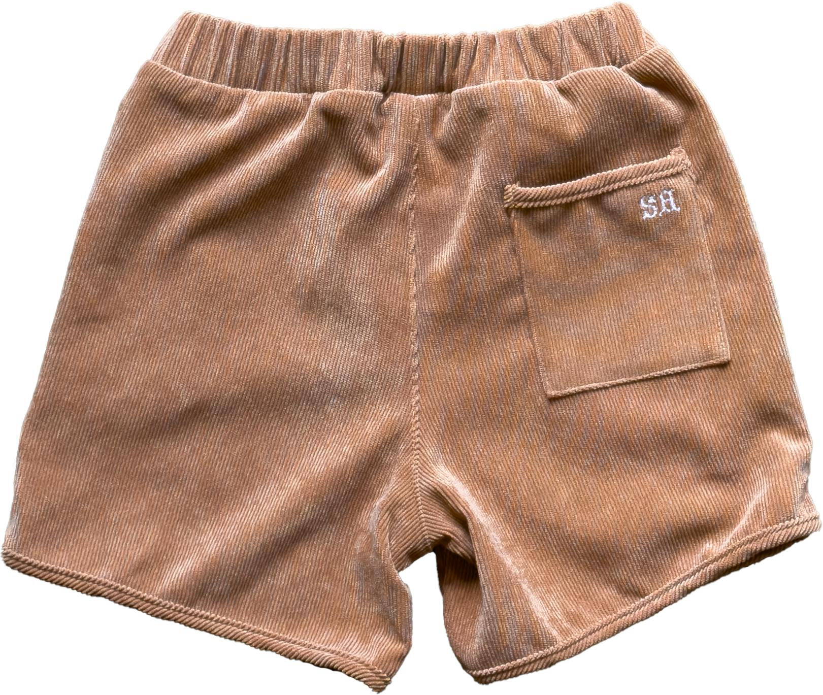 Athletic Short in Proformance Cord In Terra Cotta