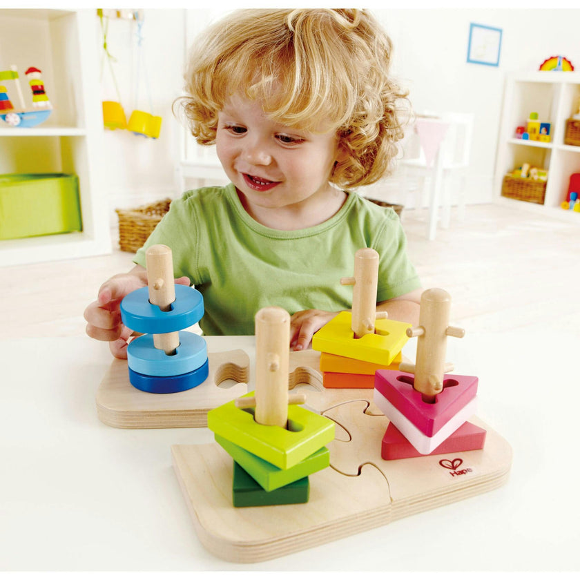 Creative Wooden Peg Puzzle