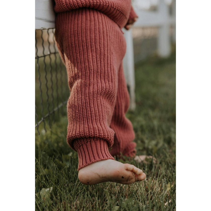 Nova Chunky Knit Set in Rosewood